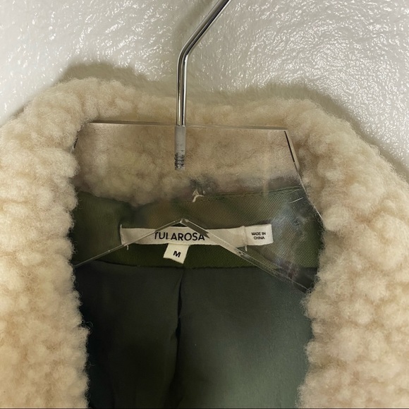 TULAROSA army sherpa johnnie jacket - Picture 10 of 16